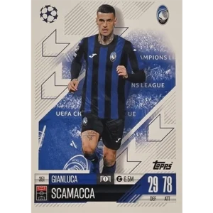 Topps Champions League Match Attax 2024/2025 / 351 Gianluca Scamacca