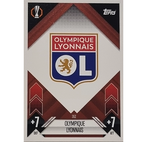 Topps Champions League Match Attax 2024/2025 / 352 Olympique Lyon Logo