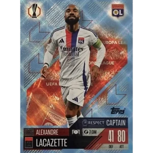 Topps Champions League Match Attax 2024/2025 / 360 Alexandre Lacazette / Blau Parallel