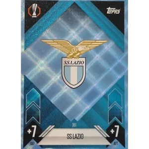 Topps Champions League Match Attax 2024/2025 / 361 Lazio Rom Logo / Blau Parallel