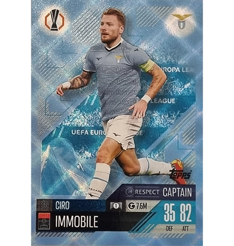 Topps Champions League Match Attax 2024/2025 / 369 Ciro Immobile / Blau Parallel