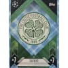 Topps Champions League Match Attax 2024/2025 / 370 Celtic Glasgow Logo / Blau Parallel