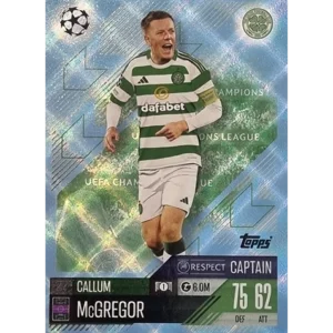 Topps Champions League Match Attax 2024/2025 / 374 Callum McGregor / Blau Parallel