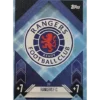 Topps Champions League Match Attax 2024/2025 / 379 Glasgow Rangers Logo / Blau Parallel