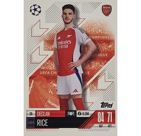 Topps Champions League Match Attax 2024/2025 / 038 Declan Rice