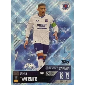 Topps Champions League Match Attax 2024/2025 / 382 James Tavernier / Blau Parallel