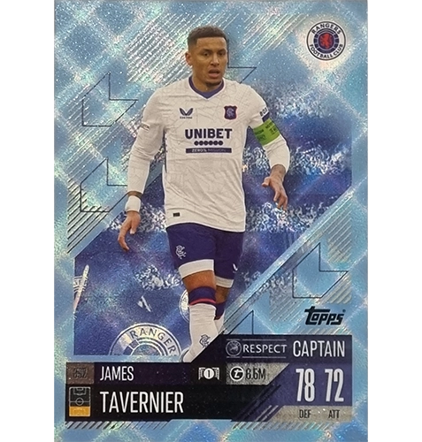 Topps Champions League Match Attax 2024/2025 / 382 James Tavernier / Blau Parallel