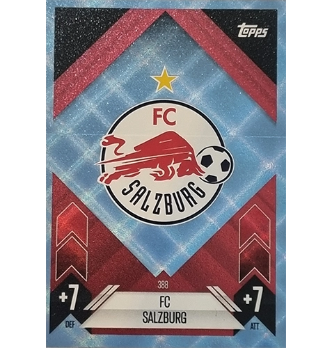 Topps Champions League Match Attax 2024/2025 / 388 FC Salzburg Logo / Blau Parallel