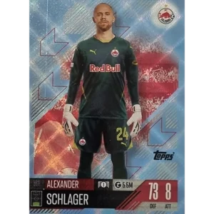 Topps Champions League Match Attax 2024/2025 / 389 Alexander Schlager / Blau Parallel