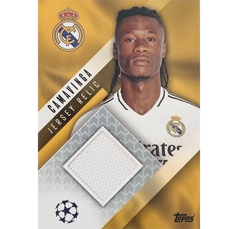 Topps Champions League Match Attax 2024/2025 / JERSEY RELIC / JR-EC / EDUARDO CAMAVINGA