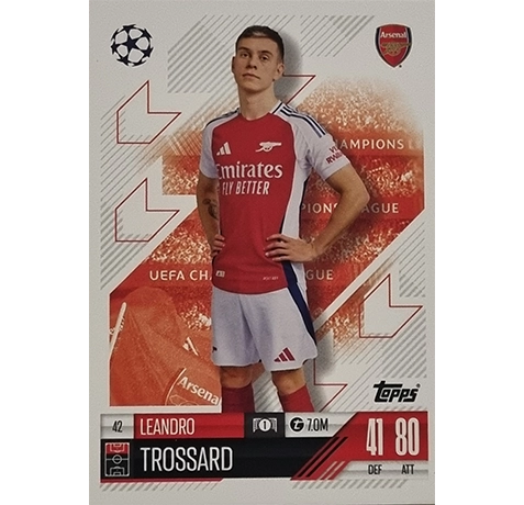 Topps Champions League Match Attax 2024/2025 / 042 Leonard Trossard