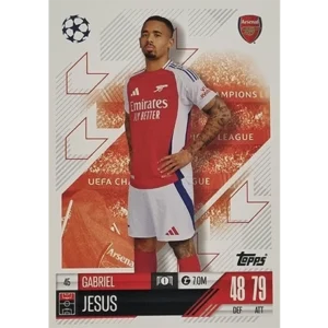 Topps Champions League Match Attax 2024/2025 / 045 Gabriel Jesus