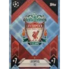 Topps Champions League Match Attax 2024/2025 / 046 Liverpool Logo / Blau Parallel