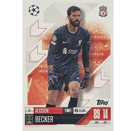 Topps Champions League Match Attax 2024/2025 / 047 Alisson Becker