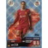 Topps Champions League Match Attax 2024/2025 / 048 Virgil van Dijk / Blau Parallel