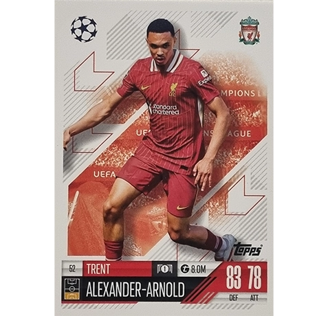 Topps Champions League Match Attax 2024/2025 / 052 Trent Alexander-Arnold