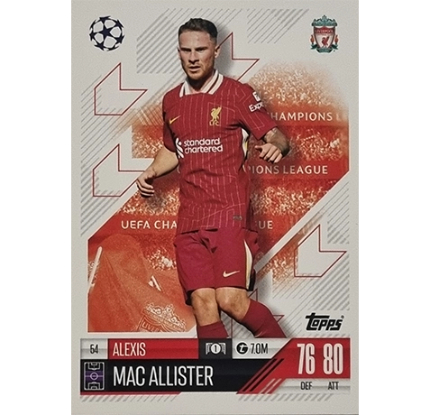 Topps Champions League Match Attax 2024/2025 / 054 Alexis Mac Allister