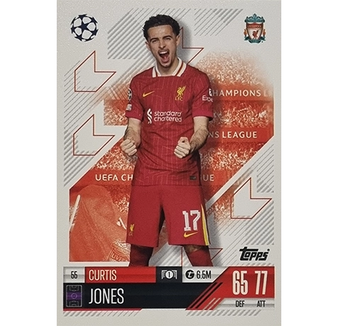 Topps Champions League Match Attax 2024/2025 / 055 Curtis Jones