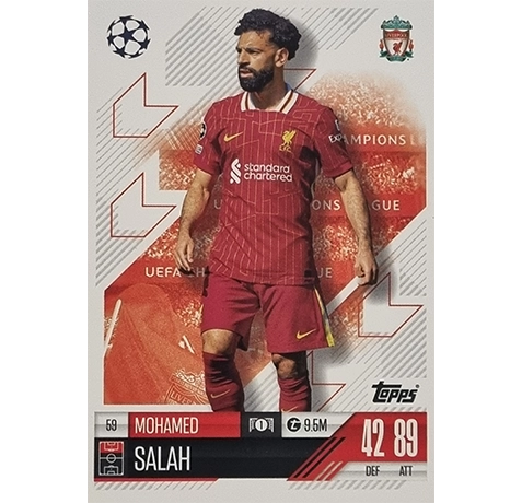 Topps Champions League Match Attax 2024/2025 / 059 Mohamed Salah