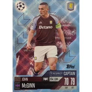 Topps Champions League Match Attax 2024/2025 / 006 John McGinn / Blau Parallel