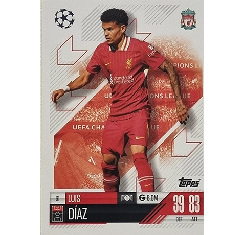 Topps Champions League Match Attax 2024/2025 / 061 Luis Diaz