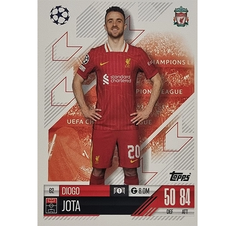 Topps Champions League Match Attax 2024/2025 / 062 Diogo Jota