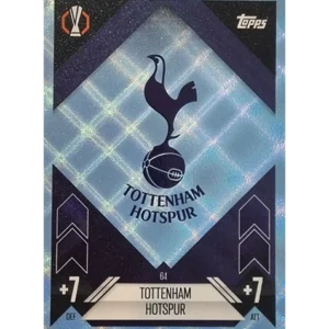 Topps Champions League Match Attax 2024/2025 / 064 Tottenham Logo / Blau Parallel