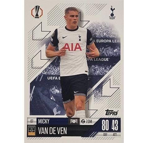 Topps Champions League Match Attax 2024/2025 / 067 Micky van de Ven