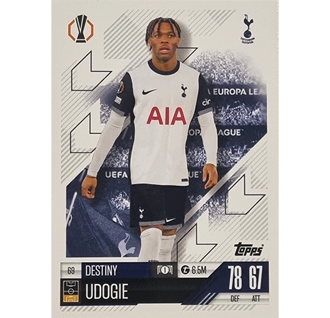 Topps Champions League Match Attax 2024/2025 / 069 Destiny Udogie