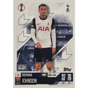 Topps Champions League Match Attax 2024/2025 / 078 Brennan Johnson