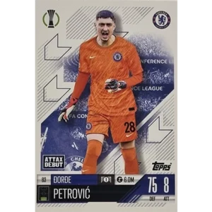 Topps Champions League Match Attax 2024/2025 / 083 Dorde Petrovic