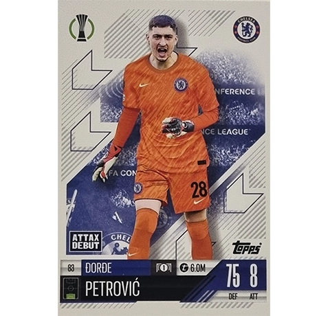 Topps Champions League Match Attax 2024/2025 / 083 Dorde Petrovic