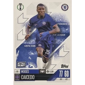 Topps Champions League Match Attax 2024/2025 / 093 Moises Caicedo