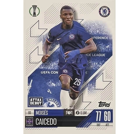 Topps Champions League Match Attax 2024/2025 / 093 Moises Caicedo