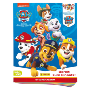Panini Paw Patrol / Bereit zum Einsatz Sticker Alben Displays Blister
