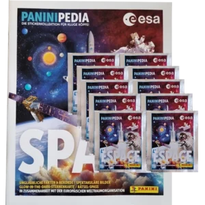 PaniniPedia Space Sticker / 1x Stickeralbum inkl 10x Stickertüten