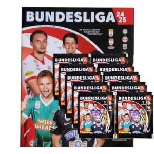 Panini Bundesliga Österreich Sticker 2024/25 / 1x Sammelalbum inkl. 10x Stickertüten