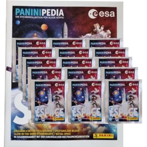 PaniniPedia Space Sticker / 1x Stickeralbum inkl 15x Stickertüten