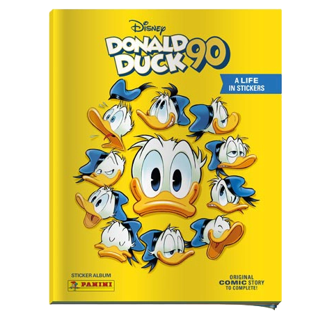 Panini 90 Jahre Donald Duck Sticker / 1x Stickeralbum