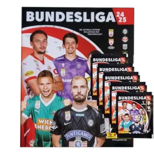 Panini Bundesliga Österreich Sticker 2024/25 / 1x Sammelalbum inkl 5x Stickertüten