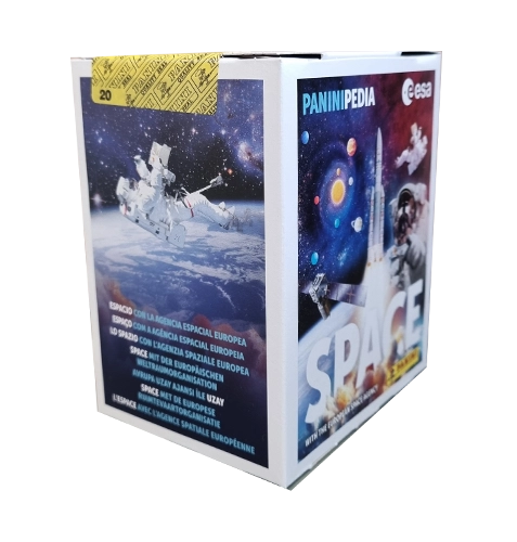 PaniniPedia Space Sticker / 1x Display je 36x Stickertüten