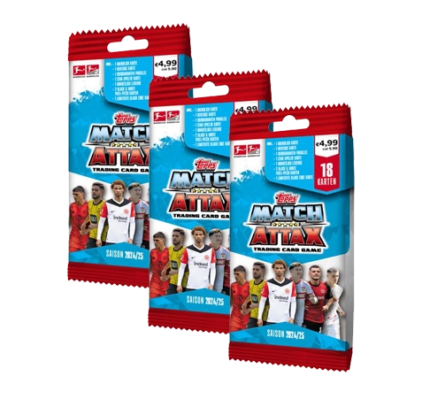 Topps Bundesliga Match Attax 2024/25 / 3x POWER PACK Booster