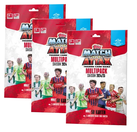 Topps Bundesliga Match Attax 2024/25 / 3x Multipack