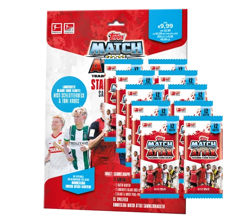 Topps Bundesliga Match Attax 2024/25 / 1x Starterpack inkl 10x Booster