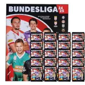 Panini Bundesliga Österreich Sticker 2024/25 / 1x Sammelalbum inkl 20x Stickertüten