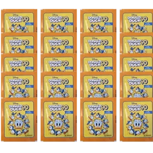 Panini 90 Jahre Donald Duck Sticker / 20x Stickertüten