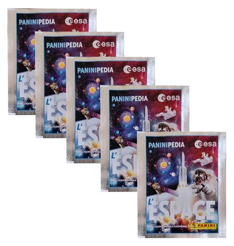 PaniniPedia Space Sticker / 5x Stickertüten