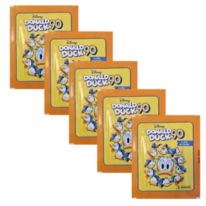 Panini 90 Jahre Donald Duck Sticker / 5x Stickertüten