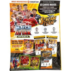 Topps Champions League Match Attax 2024/2025 / 1x UPDATE MULTIPACK 2 SCREAM TEAM