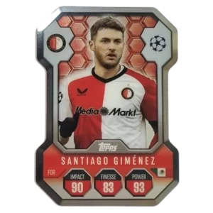 Topps Champions League Match Attax 2024/2025 / Chrome Shield / SH 13 SANTIAGO GIMINEZ